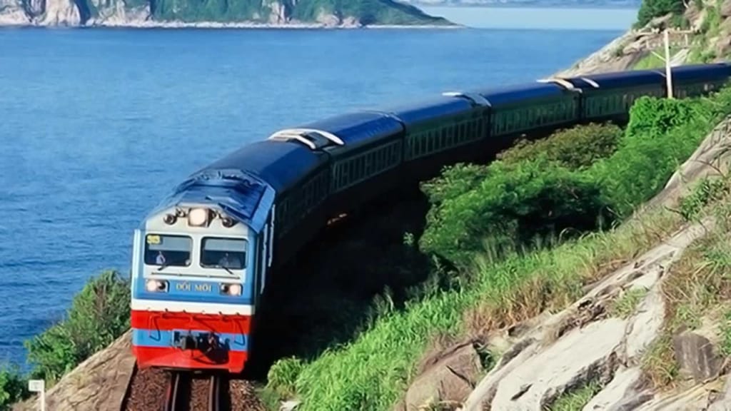 Admire stunning landscapes while travelling to Halong by train