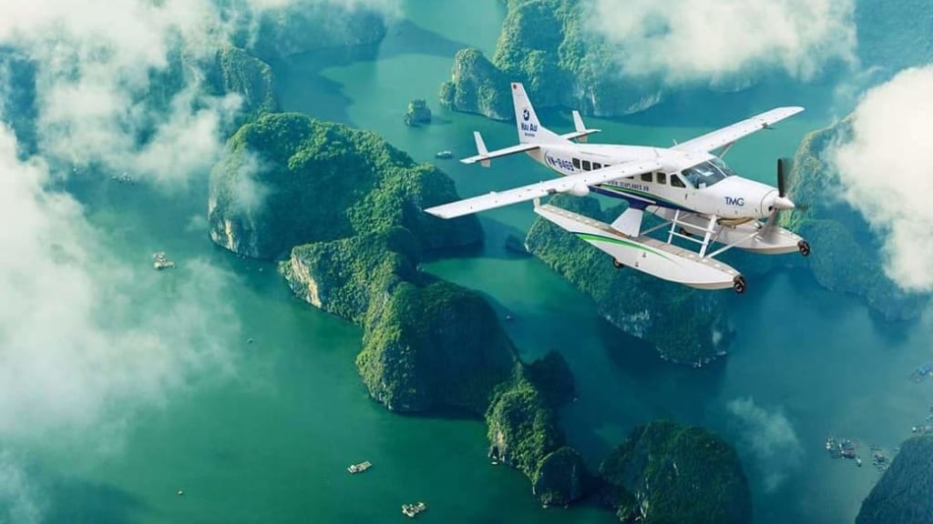 Hanoi to Halong Bay seaplane