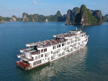 AMBASSADOR CRUISE - HOME - ONE BRAND, TWO DESTINATIONS - HA LONG BAY OVERNIGHT CRUISE ON AMBASSADOR CRUISE I
