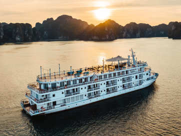 AMBASSADOR CRUISE - HOME - ONE BRAND, TWO DESTINATIONS - LAN HA BAY OVERNIGHT CRUISE ON AMBASSADOR SIGNATURE
