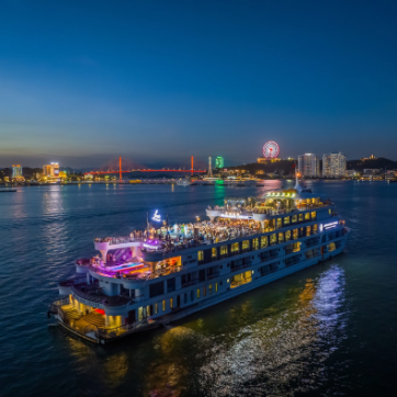 AMBASSADOR CRUISE - HOME - THE BEST AMBASSADOR OFFERS - Halong Bay - Dinner Cruise on the largest Ambassador Dinner Cruise